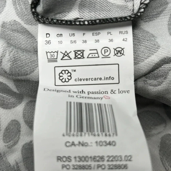 Olsen Side-Slit Printed Tunic Dress - Picture 12 of 13